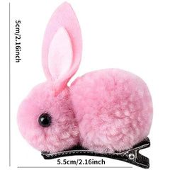 Rabbit Hair Clip for Kids Side Clip Bangs Hair Accessory