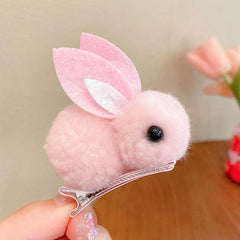 Rabbit Hair Clip for Kids Side Clip Bangs Hair Accessory