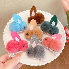 Rabbit Hair Clip for Kids Side Clip Bangs Hair Accessory
