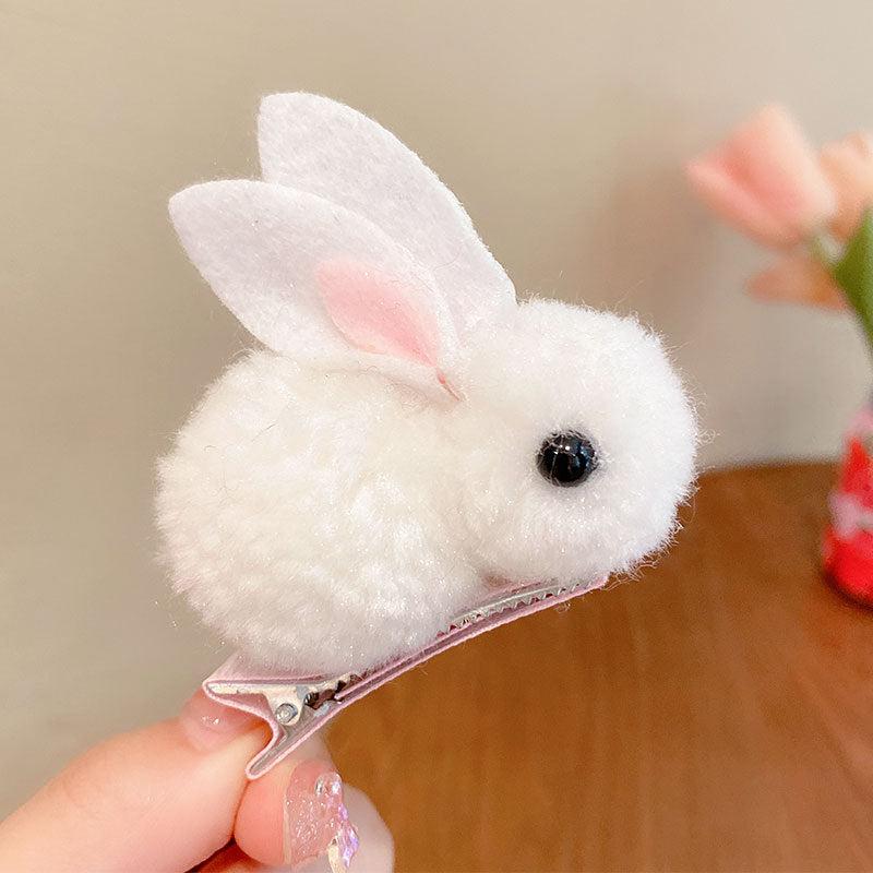 Rabbit Hair Clip for Kids Side Clip Bangs Hair Accessory