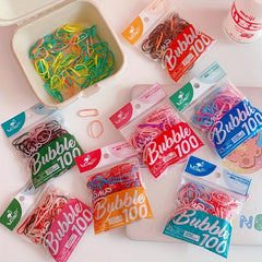 Colorful Kids Hair Tie Elastic Hair Rope Ponytail Hair Accessories