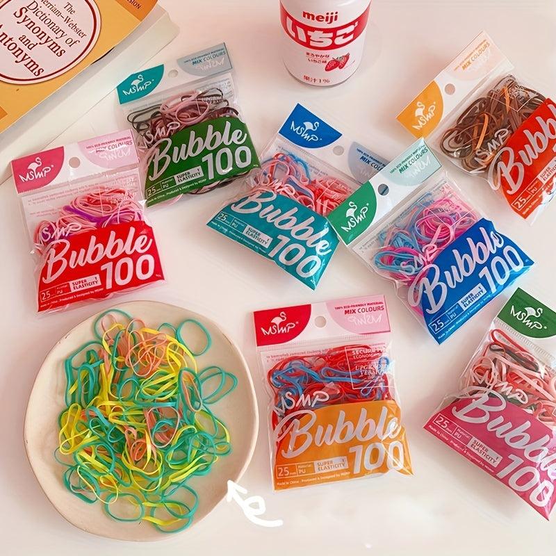 Colorful Kids Hair Tie Elastic Hair Rope Ponytail Hair Accessories