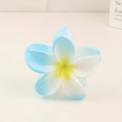 2pcs Acrylic Flower Hair Claw Banana Clip