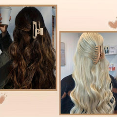 Matte Claw Hair Clip - Strong Grip Hair Clip for Women