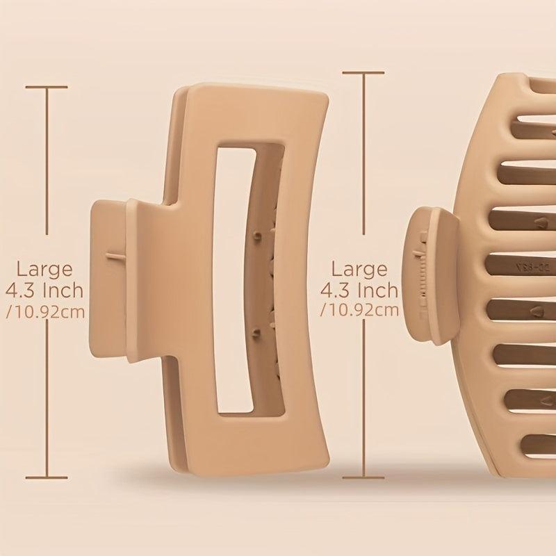 Matte Claw Hair Clip - Strong Grip Hair Clip for Women