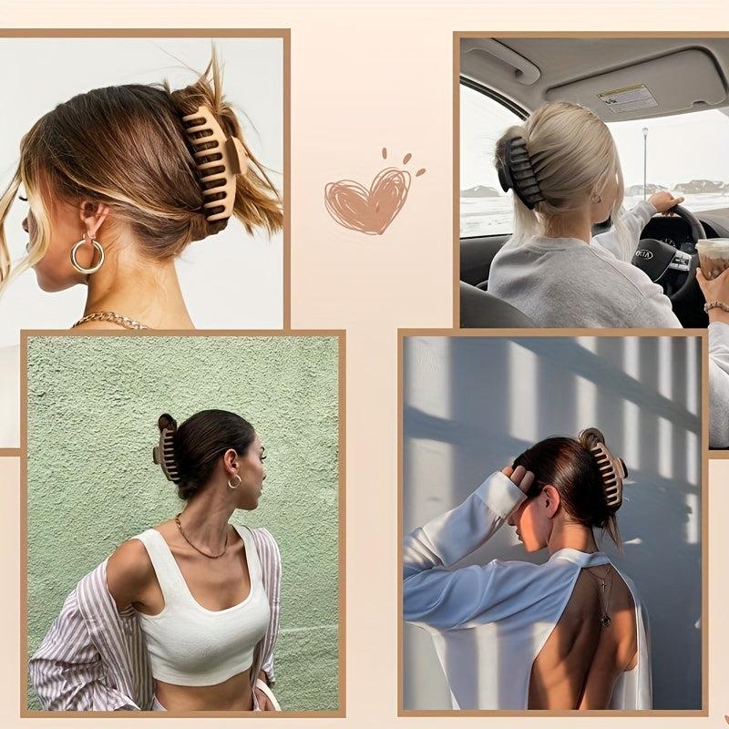 Matte Claw Hair Clip - Strong Grip Hair Clip for Women