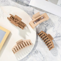 Matte Claw Hair Clip - Strong Grip Hair Clip for Women