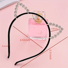 Cat Ears Rhinestone Headband Halloween Party Hair Accessories