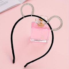 Cat Ears Rhinestone Headband Halloween Party Hair Accessories
