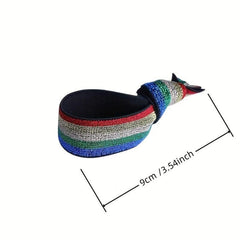 Leopard Hair Tie Rainbow Hair Rope Pride Month Hair Accessories