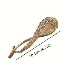 Snake Shape Hair Clip Rhinestone Buckle Hair Accessories