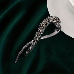 Snake Shape Hair Clip Rhinestone Buckle Hair Accessories