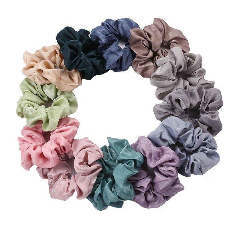 Large Scrunchie Ponytail Leather Headband Hair Accessories