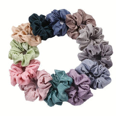 Large Scrunchie Ponytail Leather Headband Hair Accessories