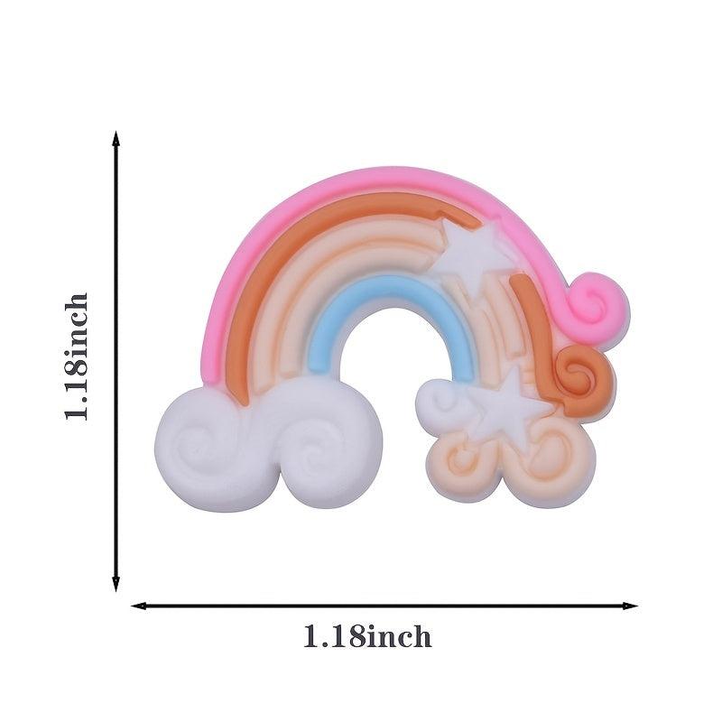 Rainbow Shoe Decorative Buckle Cartoon Shoe Buckle Accessories
