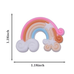 Rainbow Shoe Decorative Buckle Cartoon Shoe Buckle Accessories