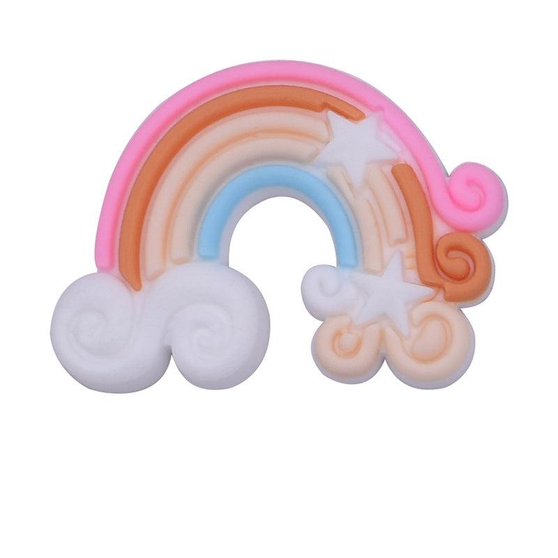 Rainbow Shoe Decorative Buckle Cartoon Shoe Buckle Accessories