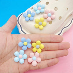 8pcs Colorful Flower Shoe Charm Clogs DIY Decoration