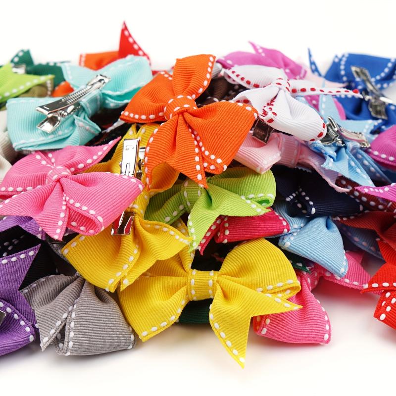 Solid Bow Duck Billed Clip Hair Clip for Toddlers