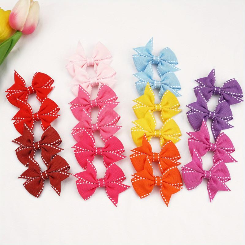 Solid Bow Duck Billed Clip Hair Clip for Toddlers