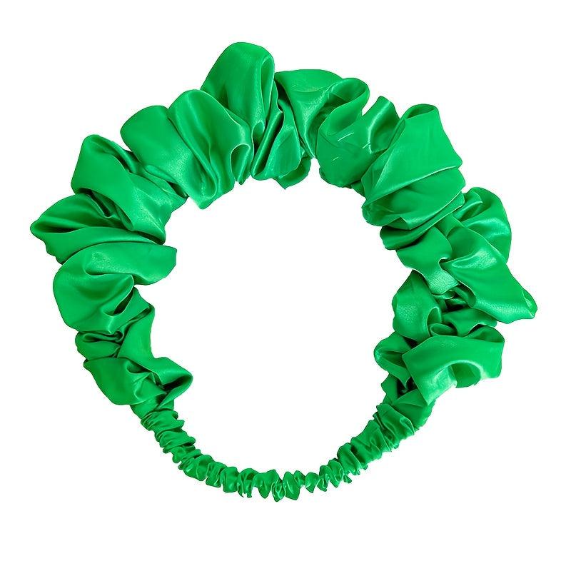 Pleated Elastic Hair Band Wide Headband Hair Accessories