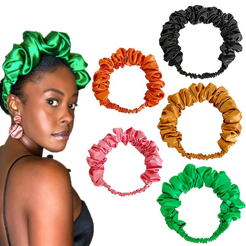 Pleated Elastic Hair Band Wide Headband Hair Accessories