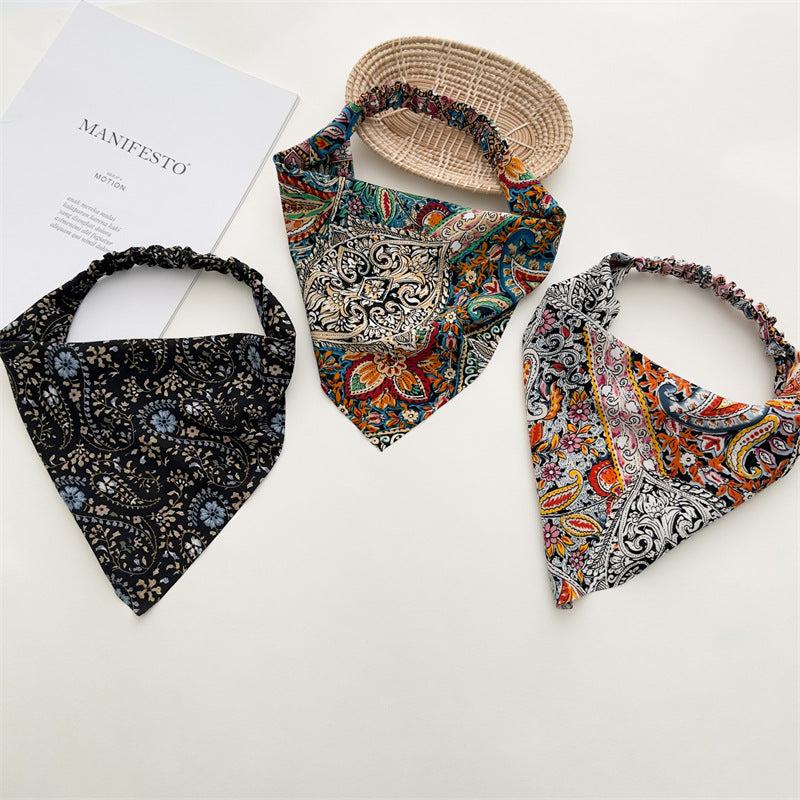 Triangle Headscarf Sunscreen Headband Small Square Scarf