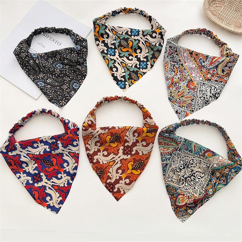 Triangle Headscarf Sunscreen Headband Small Square Scarf