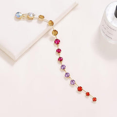 Boho Tassel Rhinestone Headdress Hair Chain Headband