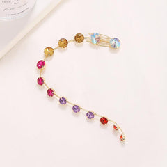 Boho Tassel Rhinestone Headdress Hair Chain Headband