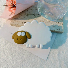 Sheep Shape Hair Claw Cartoon Acrylic Lamb Non slip Shark Claw Hair Accessories