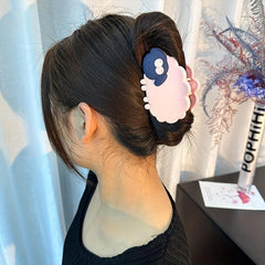Sheep Shape Hair Claw Cartoon Acrylic Lamb Non slip Shark Claw Hair Accessories