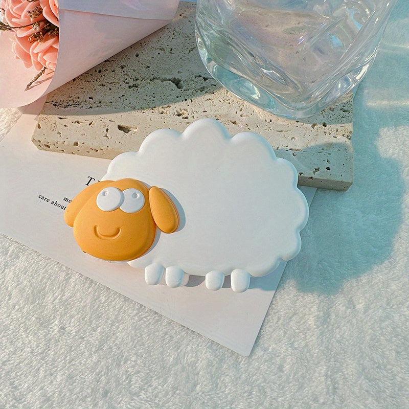 Sheep Shape Hair Claw Cartoon Acrylic Lamb Non slip Shark Claw Hair Accessories