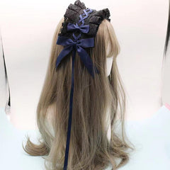 Lace Gothic Lolita Headband Anime Maid Cosplay Hair Accessories