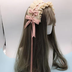 Lace Gothic Lolita Headband Anime Maid Cosplay Hair Accessories