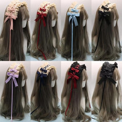 Lace Gothic Lolita Headband Anime Maid Cosplay Hair Accessories