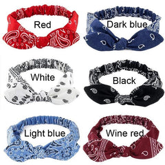 Vintage Paisley Pattern Headbands Elastic Hairbands Hair Accessories