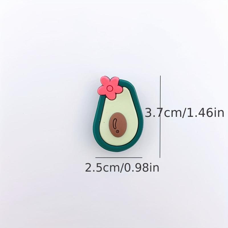 35pcs Strawberry Ice Cream Shoe Charm Resin Clogs DIY Accessories