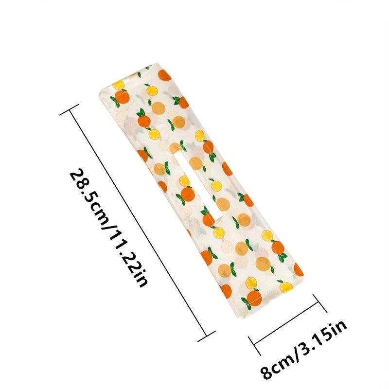 Fruit Pattern Headband Bun Maker Elastic Hair Accessories