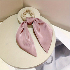 Faux Pearl Hair Tie Elastic Scrunchie Ponytail Holder Head Jewelry