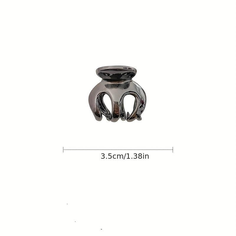 Metal Pumpkin Hair Claw Women Ponytail Clip Hair Accessories