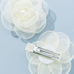 2pcs Rose Flower Hair Clip Vintage Wedding Hair Accessories