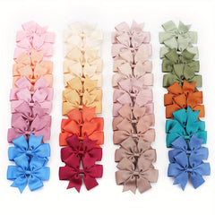 Sweet Ribbon Bows Hair Clips Hairpin Headwear All match Hair Accessories