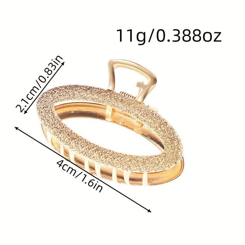 Alloy Hair Claw Female Metal Texture Bangs Clip Shark Claw Hair Accessories