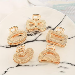 Alloy Hair Claw Female Metal Texture Bangs Clip Shark Claw Hair Accessories