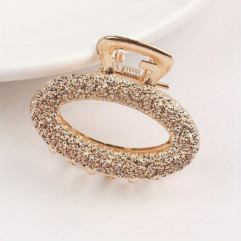 Alloy Hair Claw Female Metal Texture Bangs Clip Shark Claw Hair Accessories