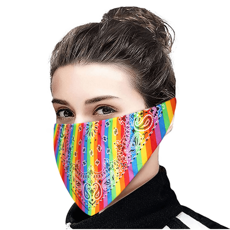 Rainbow Headscarf Pride Month Colorful Headband LGBT
