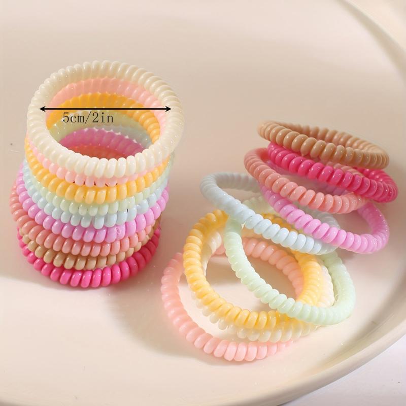 Spiral Hair Ring Hair Rope No Hurt To Hair Head Rope Girls
