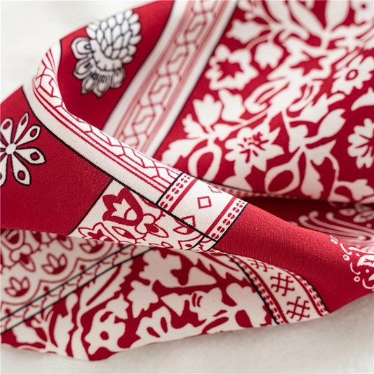 3pcs Paisley Print Hair Bandanas Head Kerchief Bandana Print Scarf Triangle