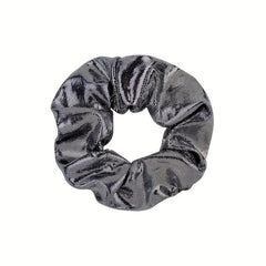 6pcs Large Satin Glitter Scrunchie Hair Ties